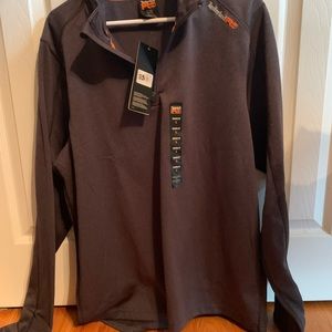 Timberland PRO Men’s Quarter-Zip Fleece Pullover ~ L .